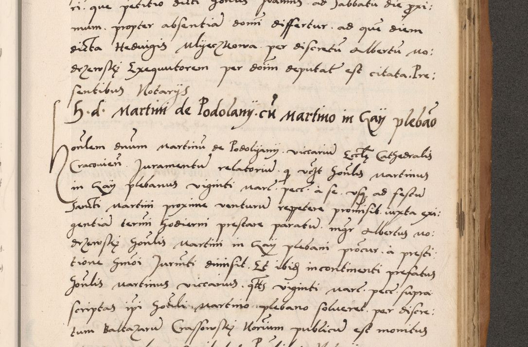 Zdjęcie nr 723 dla obiektu archiwalnego: Acta actorum causarum, sentenciarum tam diffinitivarum quam interlocutoriarum et obligacionum coram reverendo domino Petro Mischkowski custode Kielcensi, canonico vicarioque in spiritualibus generali Cracoviensi ad annum Domini millesimum quingentesimum octavum, cuius indicio est sexta, pontificatus sanctissimi in Christo patris et domini nostri domini Pauli divina providencia pape tercii feliciter moderni, anno coronacionis quarto decimo continuantur