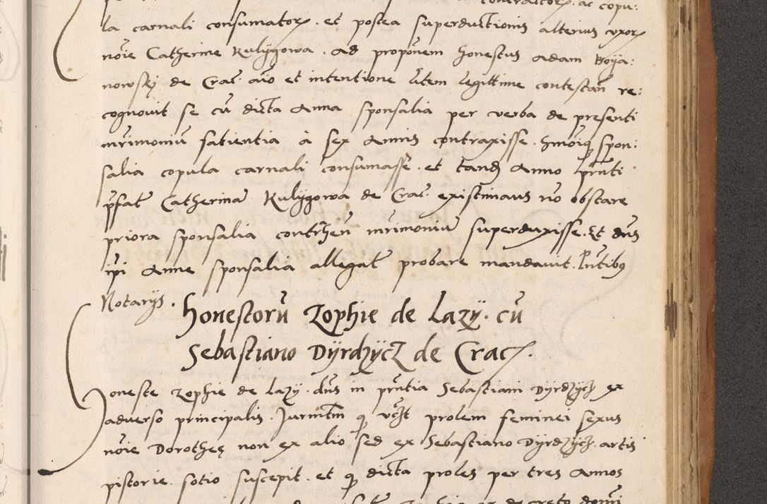 Zdjęcie nr 717 dla obiektu archiwalnego: Acta actorum causarum, sentenciarum tam diffinitivarum quam interlocutoriarum et obligacionum coram reverendo domino Petro Mischkowski custode Kielcensi, canonico vicarioque in spiritualibus generali Cracoviensi ad annum Domini millesimum quingentesimum octavum, cuius indicio est sexta, pontificatus sanctissimi in Christo patris et domini nostri domini Pauli divina providencia pape tercii feliciter moderni, anno coronacionis quarto decimo continuantur