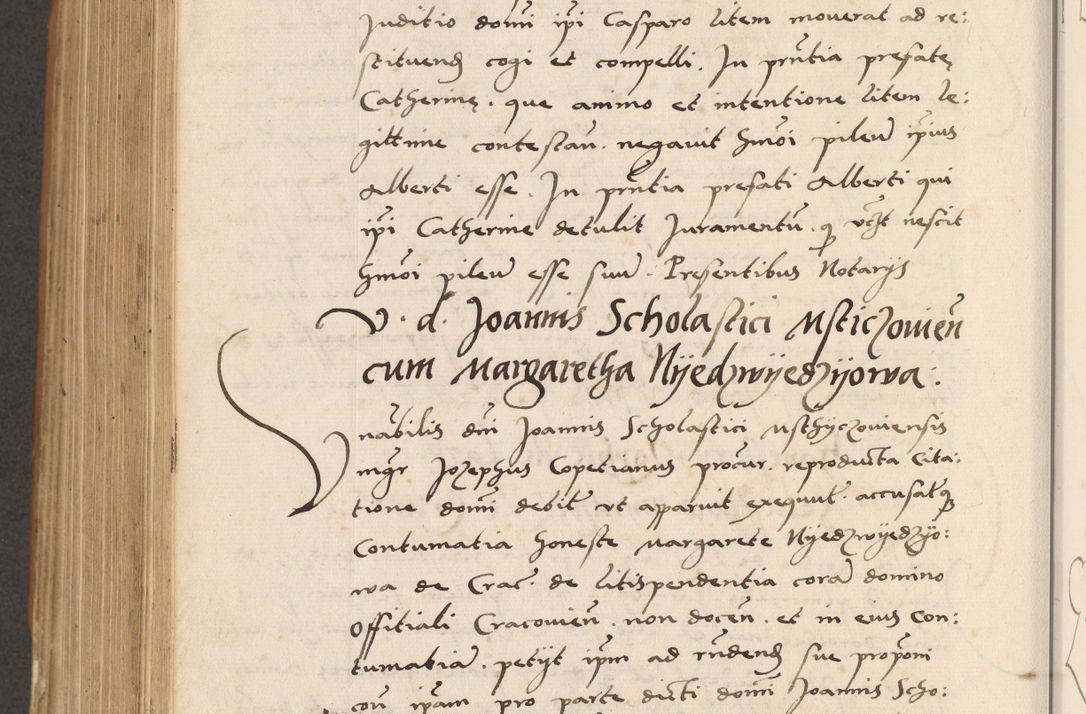 Zdjęcie nr 718 dla obiektu archiwalnego: Acta actorum causarum, sentenciarum tam diffinitivarum quam interlocutoriarum et obligacionum coram reverendo domino Petro Mischkowski custode Kielcensi, canonico vicarioque in spiritualibus generali Cracoviensi ad annum Domini millesimum quingentesimum octavum, cuius indicio est sexta, pontificatus sanctissimi in Christo patris et domini nostri domini Pauli divina providencia pape tercii feliciter moderni, anno coronacionis quarto decimo continuantur