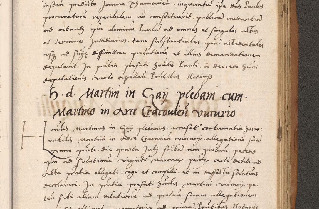 Zdjęcie nr 715 dla obiektu archiwalnego: Acta actorum causarum, sentenciarum tam diffinitivarum quam interlocutoriarum et obligacionum coram reverendo domino Petro Mischkowski custode Kielcensi, canonico vicarioque in spiritualibus generali Cracoviensi ad annum Domini millesimum quingentesimum octavum, cuius indicio est sexta, pontificatus sanctissimi in Christo patris et domini nostri domini Pauli divina providencia pape tercii feliciter moderni, anno coronacionis quarto decimo continuantur