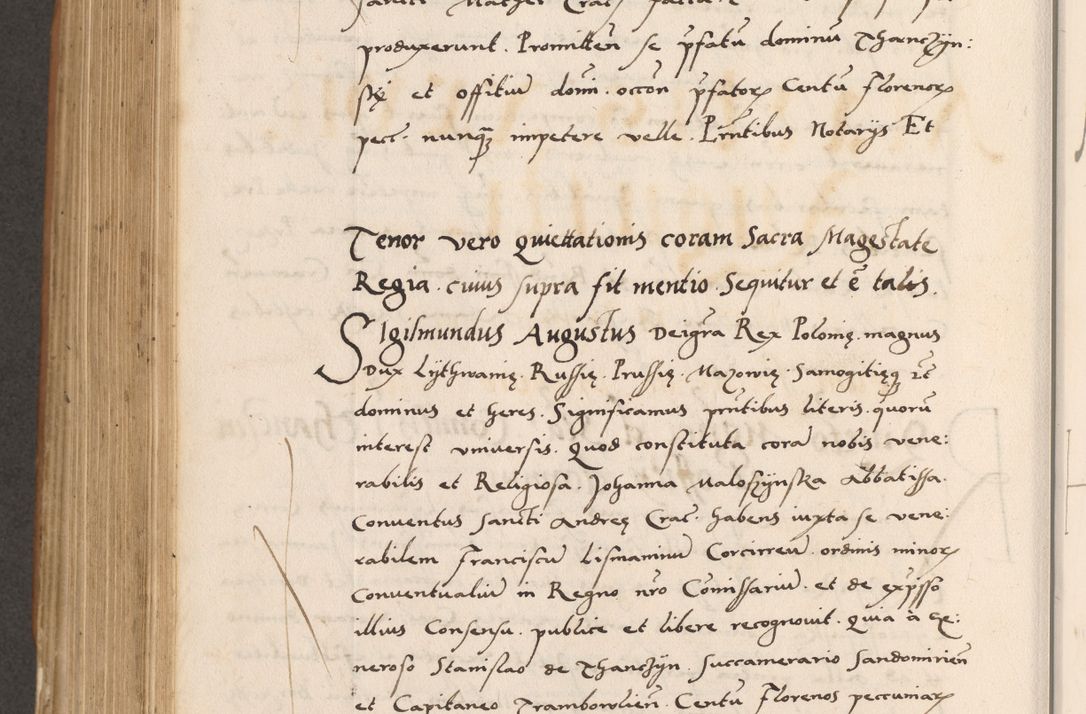 Zdjęcie nr 710 dla obiektu archiwalnego: Acta actorum causarum, sentenciarum tam diffinitivarum quam interlocutoriarum et obligacionum coram reverendo domino Petro Mischkowski custode Kielcensi, canonico vicarioque in spiritualibus generali Cracoviensi ad annum Domini millesimum quingentesimum octavum, cuius indicio est sexta, pontificatus sanctissimi in Christo patris et domini nostri domini Pauli divina providencia pape tercii feliciter moderni, anno coronacionis quarto decimo continuantur