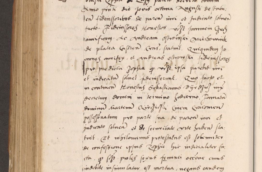 Zdjęcie nr 704 dla obiektu archiwalnego: Acta actorum causarum, sentenciarum tam diffinitivarum quam interlocutoriarum et obligacionum coram reverendo domino Petro Mischkowski custode Kielcensi, canonico vicarioque in spiritualibus generali Cracoviensi ad annum Domini millesimum quingentesimum octavum, cuius indicio est sexta, pontificatus sanctissimi in Christo patris et domini nostri domini Pauli divina providencia pape tercii feliciter moderni, anno coronacionis quarto decimo continuantur