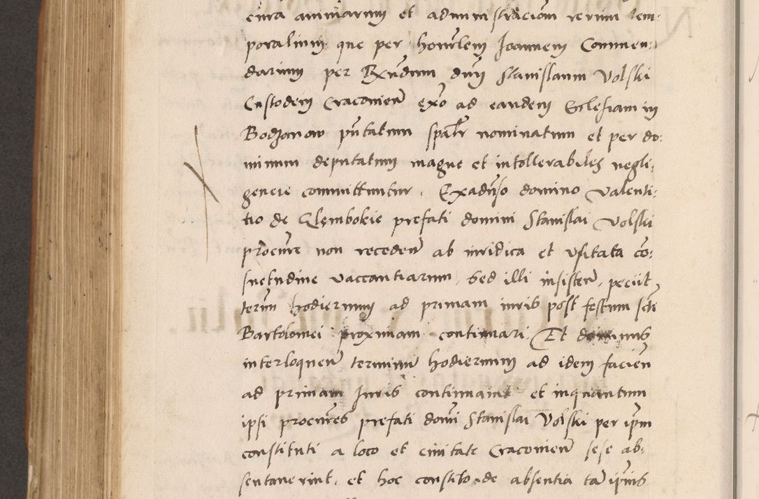 Zdjęcie nr 698 dla obiektu archiwalnego: Acta actorum causarum, sentenciarum tam diffinitivarum quam interlocutoriarum et obligacionum coram reverendo domino Petro Mischkowski custode Kielcensi, canonico vicarioque in spiritualibus generali Cracoviensi ad annum Domini millesimum quingentesimum octavum, cuius indicio est sexta, pontificatus sanctissimi in Christo patris et domini nostri domini Pauli divina providencia pape tercii feliciter moderni, anno coronacionis quarto decimo continuantur