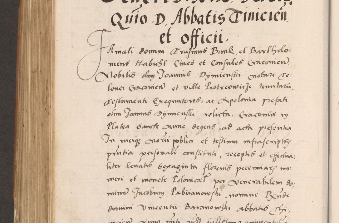 Zdjęcie nr 690 dla obiektu archiwalnego: Acta actorum causarum, sentenciarum tam diffinitivarum quam interlocutoriarum et obligacionum coram reverendo domino Petro Mischkowski custode Kielcensi, canonico vicarioque in spiritualibus generali Cracoviensi ad annum Domini millesimum quingentesimum octavum, cuius indicio est sexta, pontificatus sanctissimi in Christo patris et domini nostri domini Pauli divina providencia pape tercii feliciter moderni, anno coronacionis quarto decimo continuantur