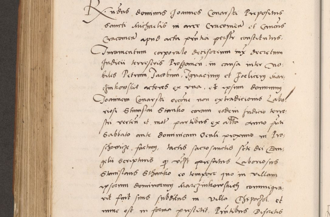 Zdjęcie nr 686 dla obiektu archiwalnego: Acta actorum causarum, sentenciarum tam diffinitivarum quam interlocutoriarum et obligacionum coram reverendo domino Petro Mischkowski custode Kielcensi, canonico vicarioque in spiritualibus generali Cracoviensi ad annum Domini millesimum quingentesimum octavum, cuius indicio est sexta, pontificatus sanctissimi in Christo patris et domini nostri domini Pauli divina providencia pape tercii feliciter moderni, anno coronacionis quarto decimo continuantur