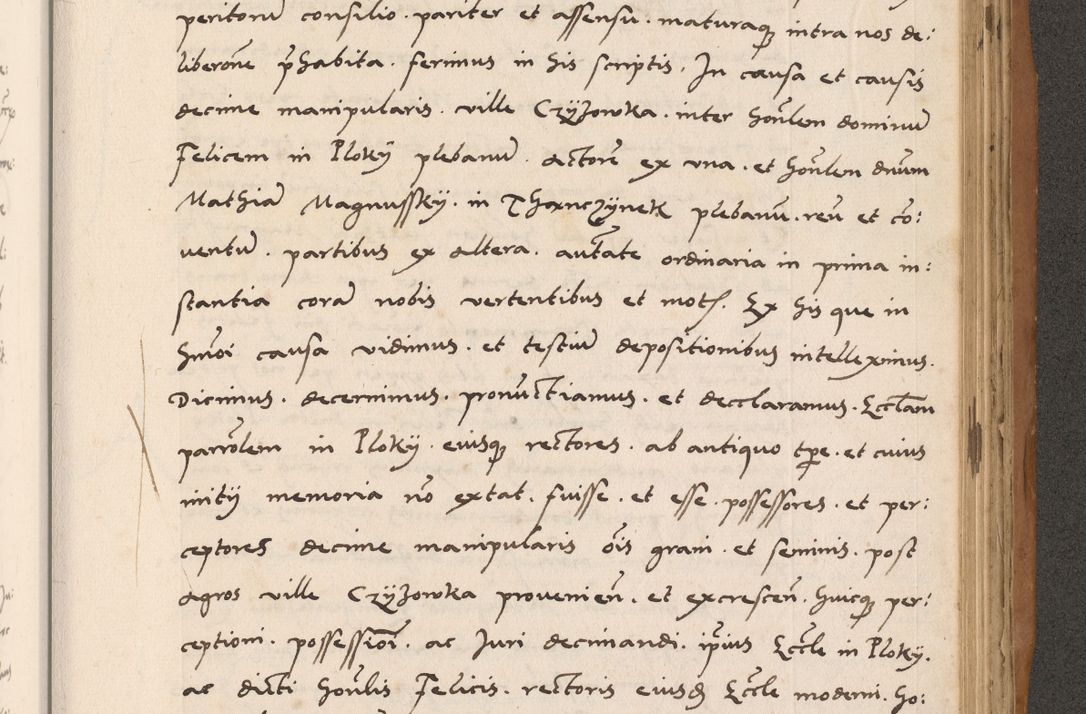 Zdjęcie nr 681 dla obiektu archiwalnego: Acta actorum causarum, sentenciarum tam diffinitivarum quam interlocutoriarum et obligacionum coram reverendo domino Petro Mischkowski custode Kielcensi, canonico vicarioque in spiritualibus generali Cracoviensi ad annum Domini millesimum quingentesimum octavum, cuius indicio est sexta, pontificatus sanctissimi in Christo patris et domini nostri domini Pauli divina providencia pape tercii feliciter moderni, anno coronacionis quarto decimo continuantur
