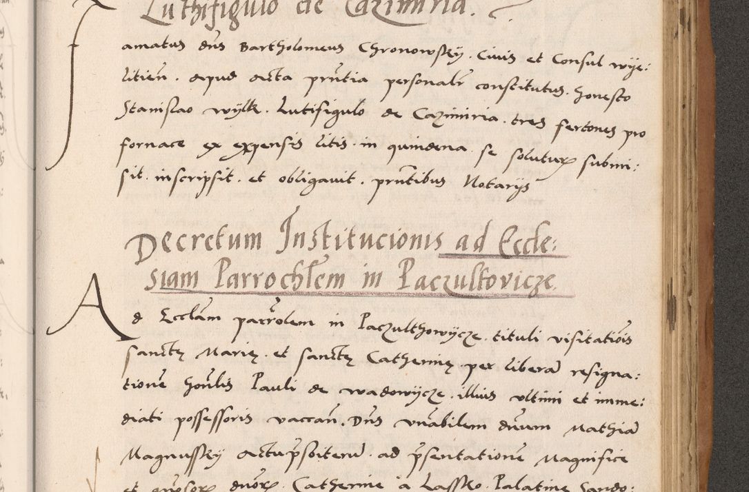 Zdjęcie nr 683 dla obiektu archiwalnego: Acta actorum causarum, sentenciarum tam diffinitivarum quam interlocutoriarum et obligacionum coram reverendo domino Petro Mischkowski custode Kielcensi, canonico vicarioque in spiritualibus generali Cracoviensi ad annum Domini millesimum quingentesimum octavum, cuius indicio est sexta, pontificatus sanctissimi in Christo patris et domini nostri domini Pauli divina providencia pape tercii feliciter moderni, anno coronacionis quarto decimo continuantur