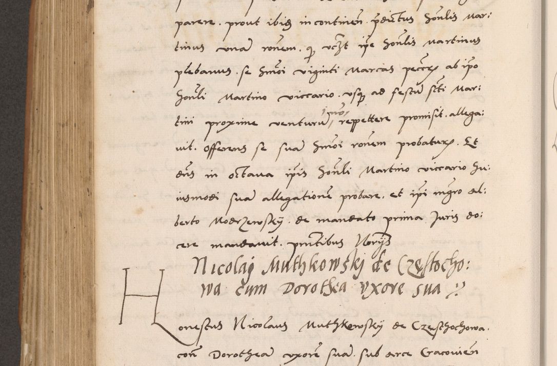 Zdjęcie nr 670 dla obiektu archiwalnego: Acta actorum causarum, sentenciarum tam diffinitivarum quam interlocutoriarum et obligacionum coram reverendo domino Petro Mischkowski custode Kielcensi, canonico vicarioque in spiritualibus generali Cracoviensi ad annum Domini millesimum quingentesimum octavum, cuius indicio est sexta, pontificatus sanctissimi in Christo patris et domini nostri domini Pauli divina providencia pape tercii feliciter moderni, anno coronacionis quarto decimo continuantur