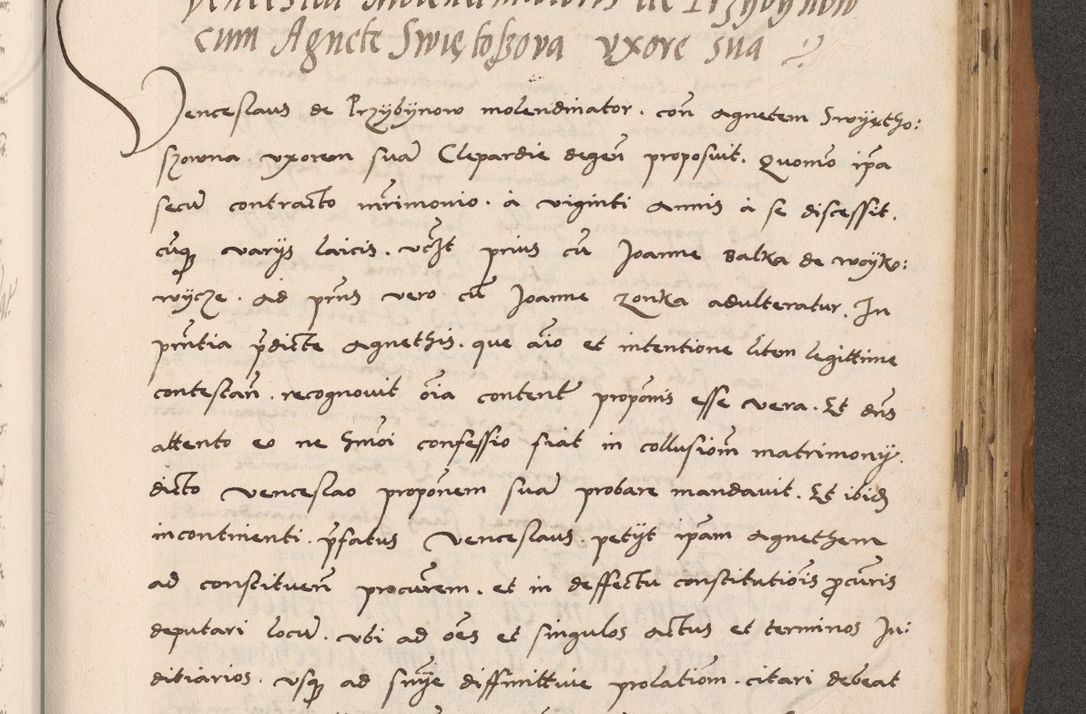 Zdjęcie nr 667 dla obiektu archiwalnego: Acta actorum causarum, sentenciarum tam diffinitivarum quam interlocutoriarum et obligacionum coram reverendo domino Petro Mischkowski custode Kielcensi, canonico vicarioque in spiritualibus generali Cracoviensi ad annum Domini millesimum quingentesimum octavum, cuius indicio est sexta, pontificatus sanctissimi in Christo patris et domini nostri domini Pauli divina providencia pape tercii feliciter moderni, anno coronacionis quarto decimo continuantur