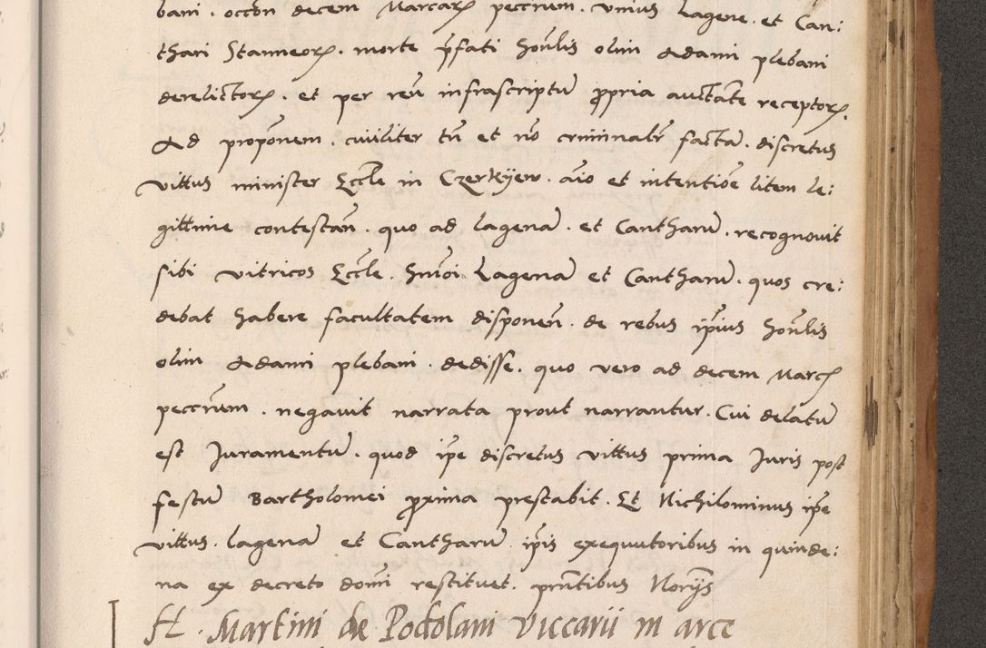 Zdjęcie nr 669 dla obiektu archiwalnego: Acta actorum causarum, sentenciarum tam diffinitivarum quam interlocutoriarum et obligacionum coram reverendo domino Petro Mischkowski custode Kielcensi, canonico vicarioque in spiritualibus generali Cracoviensi ad annum Domini millesimum quingentesimum octavum, cuius indicio est sexta, pontificatus sanctissimi in Christo patris et domini nostri domini Pauli divina providencia pape tercii feliciter moderni, anno coronacionis quarto decimo continuantur