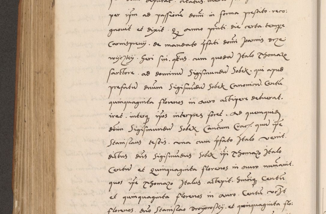 Zdjęcie nr 664 dla obiektu archiwalnego: Acta actorum causarum, sentenciarum tam diffinitivarum quam interlocutoriarum et obligacionum coram reverendo domino Petro Mischkowski custode Kielcensi, canonico vicarioque in spiritualibus generali Cracoviensi ad annum Domini millesimum quingentesimum octavum, cuius indicio est sexta, pontificatus sanctissimi in Christo patris et domini nostri domini Pauli divina providencia pape tercii feliciter moderni, anno coronacionis quarto decimo continuantur
