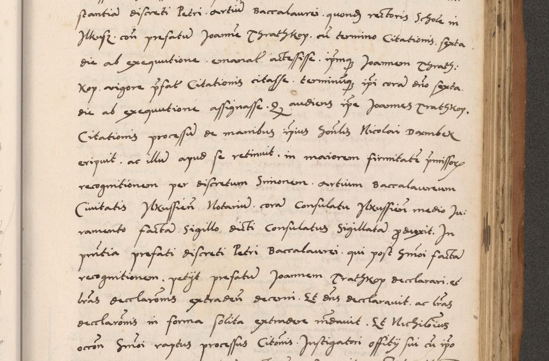 Zdjęcie nr 663 dla obiektu archiwalnego: Acta actorum causarum, sentenciarum tam diffinitivarum quam interlocutoriarum et obligacionum coram reverendo domino Petro Mischkowski custode Kielcensi, canonico vicarioque in spiritualibus generali Cracoviensi ad annum Domini millesimum quingentesimum octavum, cuius indicio est sexta, pontificatus sanctissimi in Christo patris et domini nostri domini Pauli divina providencia pape tercii feliciter moderni, anno coronacionis quarto decimo continuantur
