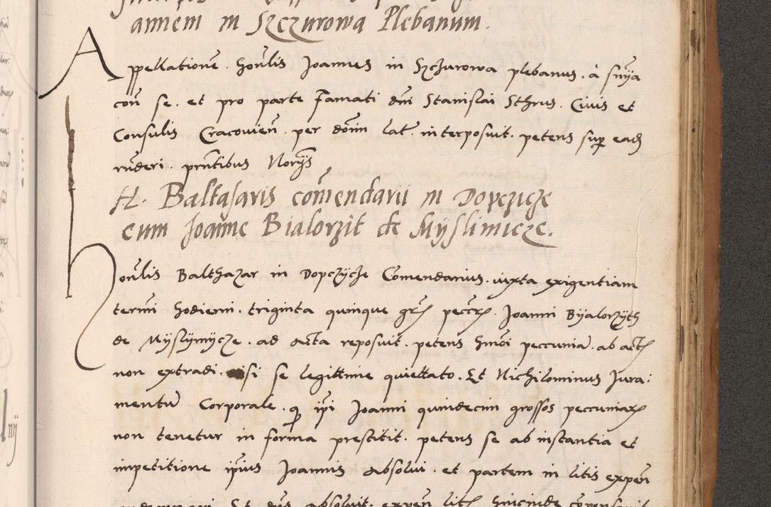 Zdjęcie nr 657 dla obiektu archiwalnego: Acta actorum causarum, sentenciarum tam diffinitivarum quam interlocutoriarum et obligacionum coram reverendo domino Petro Mischkowski custode Kielcensi, canonico vicarioque in spiritualibus generali Cracoviensi ad annum Domini millesimum quingentesimum octavum, cuius indicio est sexta, pontificatus sanctissimi in Christo patris et domini nostri domini Pauli divina providencia pape tercii feliciter moderni, anno coronacionis quarto decimo continuantur