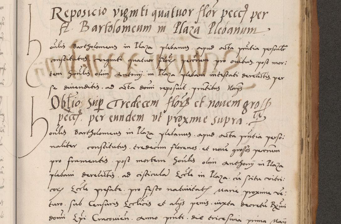 Zdjęcie nr 653 dla obiektu archiwalnego: Acta actorum causarum, sentenciarum tam diffinitivarum quam interlocutoriarum et obligacionum coram reverendo domino Petro Mischkowski custode Kielcensi, canonico vicarioque in spiritualibus generali Cracoviensi ad annum Domini millesimum quingentesimum octavum, cuius indicio est sexta, pontificatus sanctissimi in Christo patris et domini nostri domini Pauli divina providencia pape tercii feliciter moderni, anno coronacionis quarto decimo continuantur