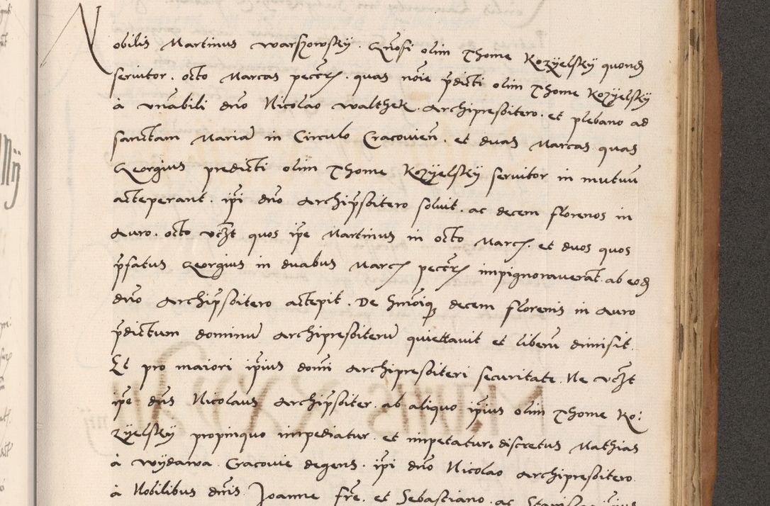 Zdjęcie nr 655 dla obiektu archiwalnego: Acta actorum causarum, sentenciarum tam diffinitivarum quam interlocutoriarum et obligacionum coram reverendo domino Petro Mischkowski custode Kielcensi, canonico vicarioque in spiritualibus generali Cracoviensi ad annum Domini millesimum quingentesimum octavum, cuius indicio est sexta, pontificatus sanctissimi in Christo patris et domini nostri domini Pauli divina providencia pape tercii feliciter moderni, anno coronacionis quarto decimo continuantur
