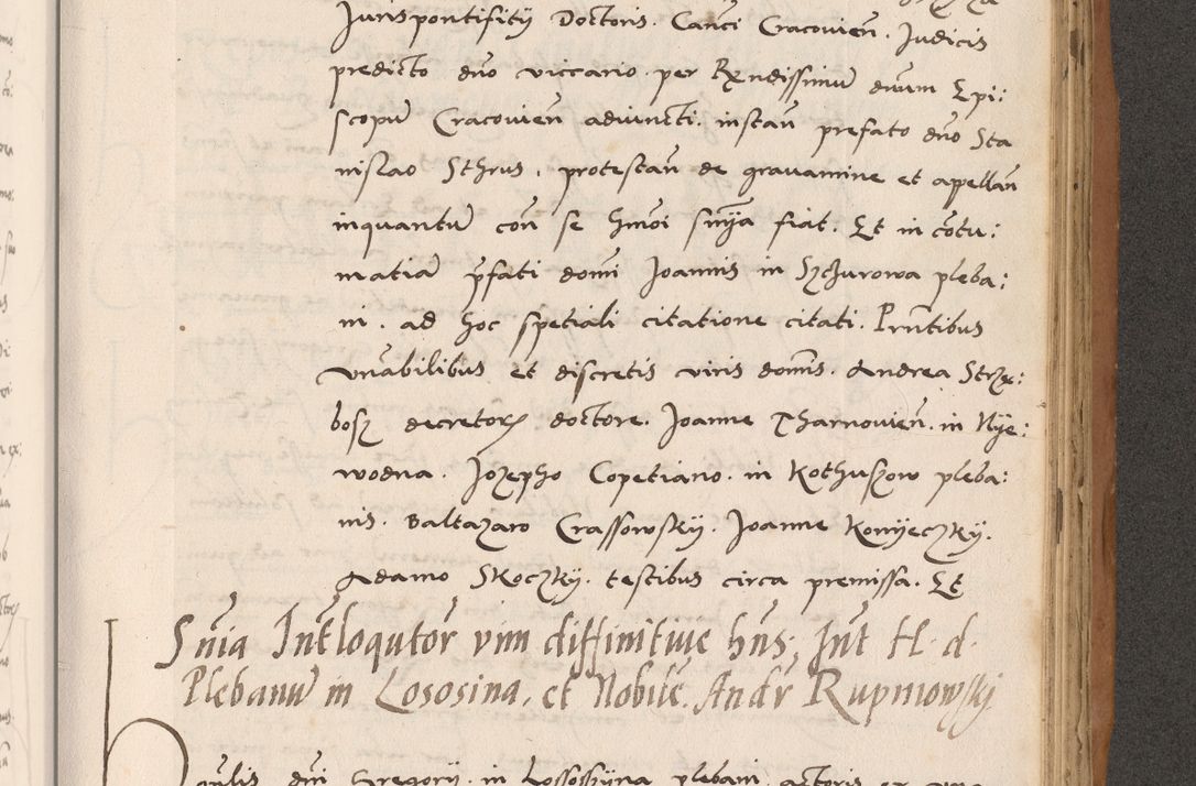 Zdjęcie nr 651 dla obiektu archiwalnego: Acta actorum causarum, sentenciarum tam diffinitivarum quam interlocutoriarum et obligacionum coram reverendo domino Petro Mischkowski custode Kielcensi, canonico vicarioque in spiritualibus generali Cracoviensi ad annum Domini millesimum quingentesimum octavum, cuius indicio est sexta, pontificatus sanctissimi in Christo patris et domini nostri domini Pauli divina providencia pape tercii feliciter moderni, anno coronacionis quarto decimo continuantur