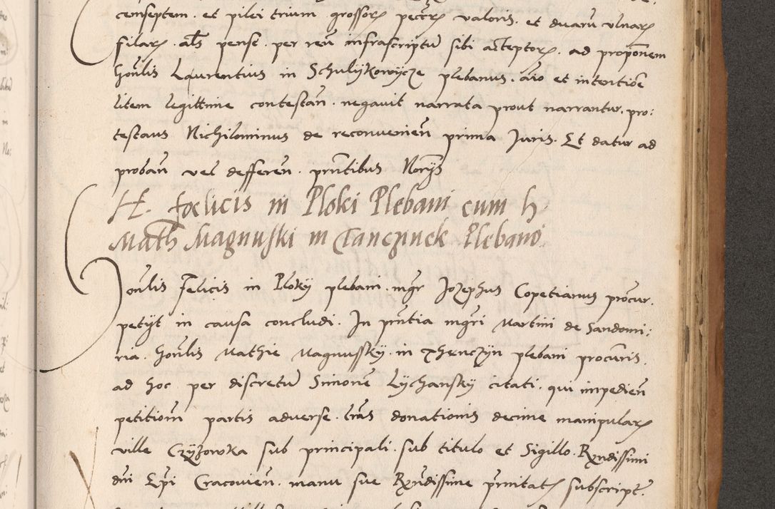 Zdjęcie nr 647 dla obiektu archiwalnego: Acta actorum causarum, sentenciarum tam diffinitivarum quam interlocutoriarum et obligacionum coram reverendo domino Petro Mischkowski custode Kielcensi, canonico vicarioque in spiritualibus generali Cracoviensi ad annum Domini millesimum quingentesimum octavum, cuius indicio est sexta, pontificatus sanctissimi in Christo patris et domini nostri domini Pauli divina providencia pape tercii feliciter moderni, anno coronacionis quarto decimo continuantur