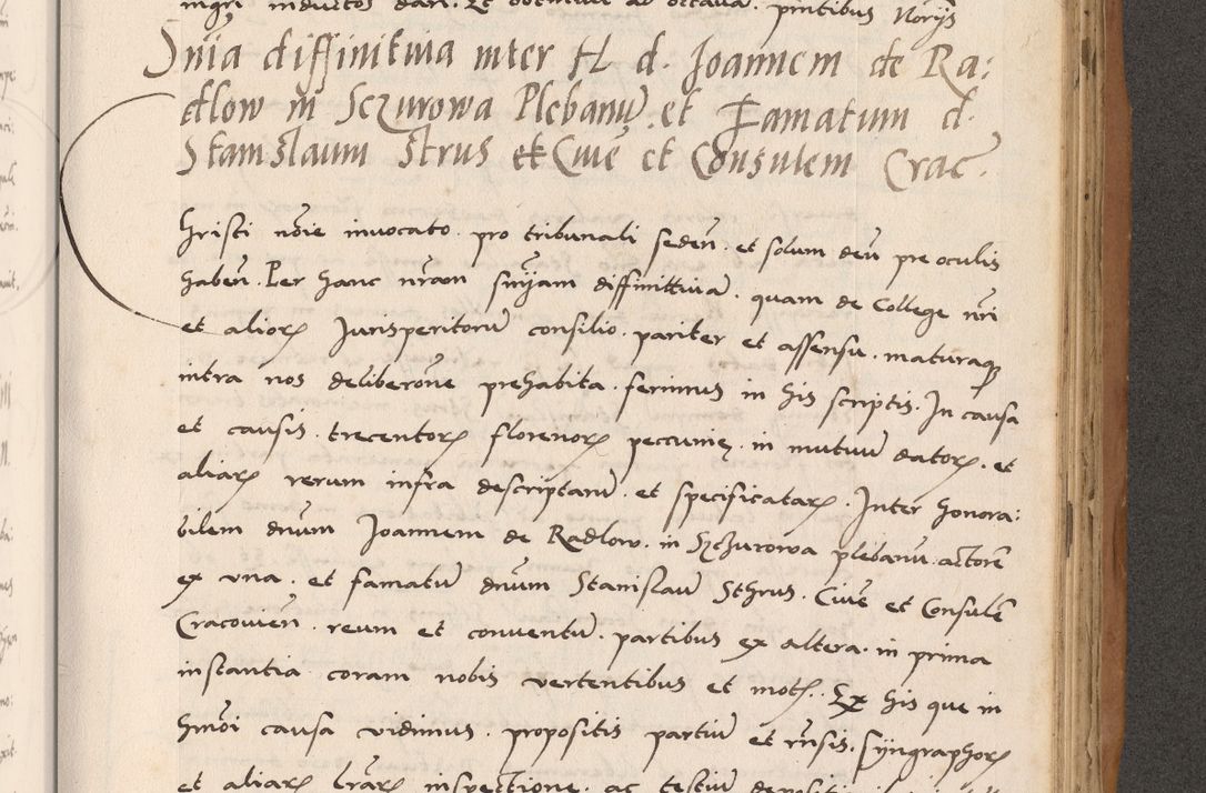 Zdjęcie nr 649 dla obiektu archiwalnego: Acta actorum causarum, sentenciarum tam diffinitivarum quam interlocutoriarum et obligacionum coram reverendo domino Petro Mischkowski custode Kielcensi, canonico vicarioque in spiritualibus generali Cracoviensi ad annum Domini millesimum quingentesimum octavum, cuius indicio est sexta, pontificatus sanctissimi in Christo patris et domini nostri domini Pauli divina providencia pape tercii feliciter moderni, anno coronacionis quarto decimo continuantur