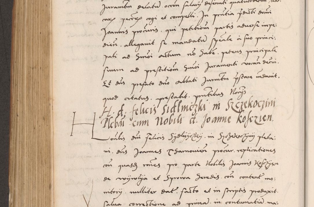 Zdjęcie nr 648 dla obiektu archiwalnego: Acta actorum causarum, sentenciarum tam diffinitivarum quam interlocutoriarum et obligacionum coram reverendo domino Petro Mischkowski custode Kielcensi, canonico vicarioque in spiritualibus generali Cracoviensi ad annum Domini millesimum quingentesimum octavum, cuius indicio est sexta, pontificatus sanctissimi in Christo patris et domini nostri domini Pauli divina providencia pape tercii feliciter moderni, anno coronacionis quarto decimo continuantur