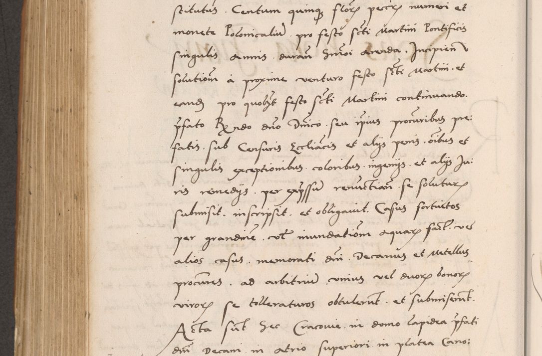 Zdjęcie nr 640 dla obiektu archiwalnego: Acta actorum causarum, sentenciarum tam diffinitivarum quam interlocutoriarum et obligacionum coram reverendo domino Petro Mischkowski custode Kielcensi, canonico vicarioque in spiritualibus generali Cracoviensi ad annum Domini millesimum quingentesimum octavum, cuius indicio est sexta, pontificatus sanctissimi in Christo patris et domini nostri domini Pauli divina providencia pape tercii feliciter moderni, anno coronacionis quarto decimo continuantur