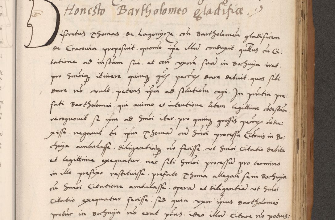 Zdjęcie nr 637 dla obiektu archiwalnego: Acta actorum causarum, sentenciarum tam diffinitivarum quam interlocutoriarum et obligacionum coram reverendo domino Petro Mischkowski custode Kielcensi, canonico vicarioque in spiritualibus generali Cracoviensi ad annum Domini millesimum quingentesimum octavum, cuius indicio est sexta, pontificatus sanctissimi in Christo patris et domini nostri domini Pauli divina providencia pape tercii feliciter moderni, anno coronacionis quarto decimo continuantur