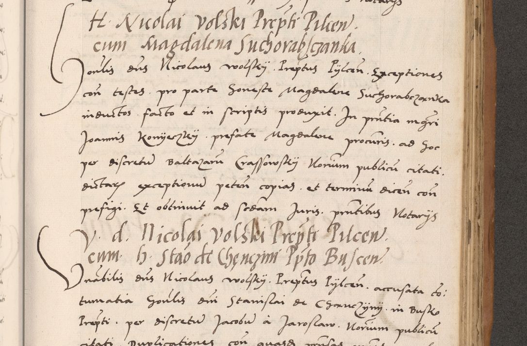 Zdjęcie nr 633 dla obiektu archiwalnego: Acta actorum causarum, sentenciarum tam diffinitivarum quam interlocutoriarum et obligacionum coram reverendo domino Petro Mischkowski custode Kielcensi, canonico vicarioque in spiritualibus generali Cracoviensi ad annum Domini millesimum quingentesimum octavum, cuius indicio est sexta, pontificatus sanctissimi in Christo patris et domini nostri domini Pauli divina providencia pape tercii feliciter moderni, anno coronacionis quarto decimo continuantur