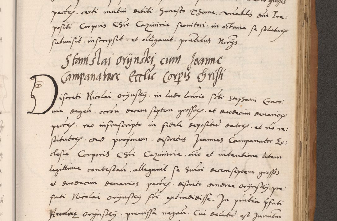 Zdjęcie nr 631 dla obiektu archiwalnego: Acta actorum causarum, sentenciarum tam diffinitivarum quam interlocutoriarum et obligacionum coram reverendo domino Petro Mischkowski custode Kielcensi, canonico vicarioque in spiritualibus generali Cracoviensi ad annum Domini millesimum quingentesimum octavum, cuius indicio est sexta, pontificatus sanctissimi in Christo patris et domini nostri domini Pauli divina providencia pape tercii feliciter moderni, anno coronacionis quarto decimo continuantur