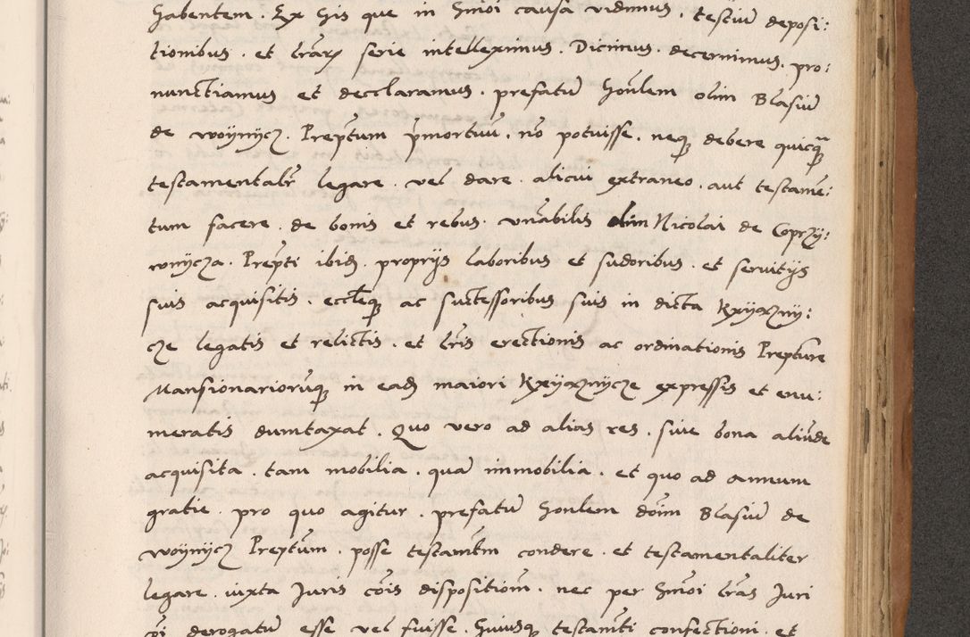 Zdjęcie nr 627 dla obiektu archiwalnego: Acta actorum causarum, sentenciarum tam diffinitivarum quam interlocutoriarum et obligacionum coram reverendo domino Petro Mischkowski custode Kielcensi, canonico vicarioque in spiritualibus generali Cracoviensi ad annum Domini millesimum quingentesimum octavum, cuius indicio est sexta, pontificatus sanctissimi in Christo patris et domini nostri domini Pauli divina providencia pape tercii feliciter moderni, anno coronacionis quarto decimo continuantur