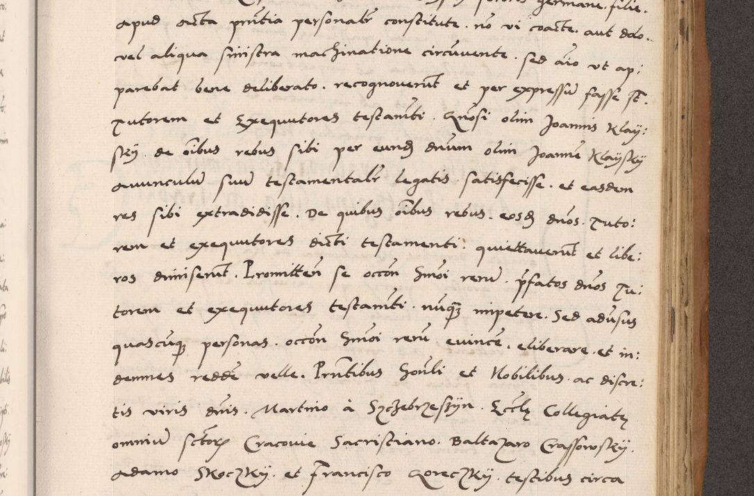 Zdjęcie nr 629 dla obiektu archiwalnego: Acta actorum causarum, sentenciarum tam diffinitivarum quam interlocutoriarum et obligacionum coram reverendo domino Petro Mischkowski custode Kielcensi, canonico vicarioque in spiritualibus generali Cracoviensi ad annum Domini millesimum quingentesimum octavum, cuius indicio est sexta, pontificatus sanctissimi in Christo patris et domini nostri domini Pauli divina providencia pape tercii feliciter moderni, anno coronacionis quarto decimo continuantur