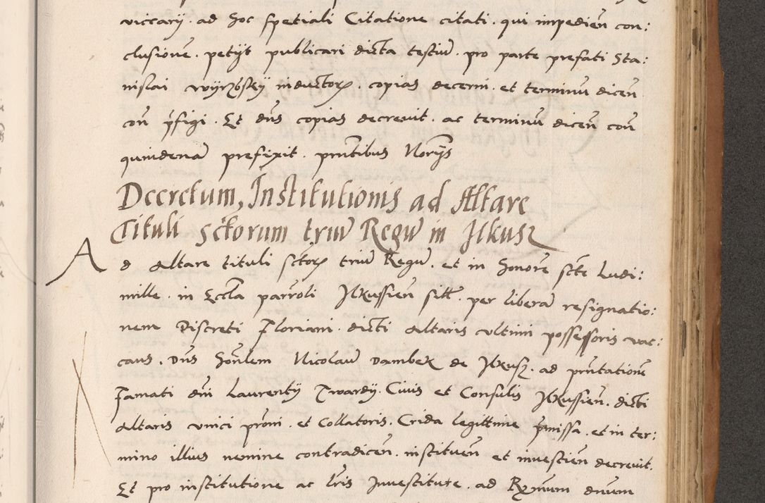 Zdjęcie nr 623 dla obiektu archiwalnego: Acta actorum causarum, sentenciarum tam diffinitivarum quam interlocutoriarum et obligacionum coram reverendo domino Petro Mischkowski custode Kielcensi, canonico vicarioque in spiritualibus generali Cracoviensi ad annum Domini millesimum quingentesimum octavum, cuius indicio est sexta, pontificatus sanctissimi in Christo patris et domini nostri domini Pauli divina providencia pape tercii feliciter moderni, anno coronacionis quarto decimo continuantur