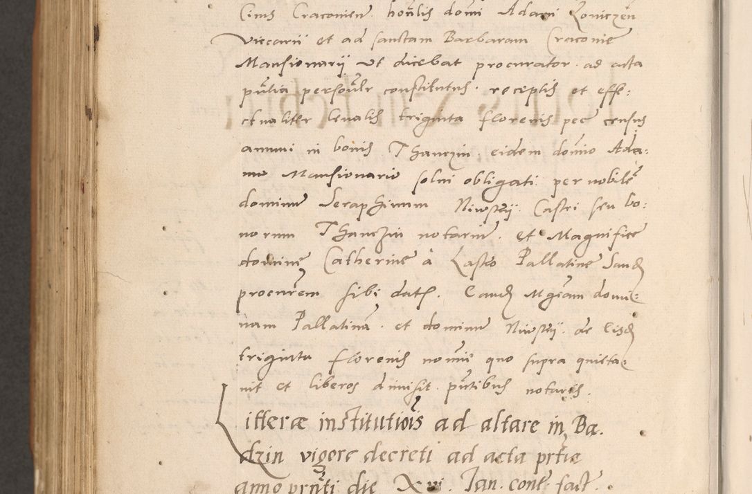 Zdjęcie nr 936 dla obiektu archiwalnego: Acta actorum causarum, sentenciarum tam diffinitivarum quam interlocutoriarum et obligacionum coram reverendo domino Petro Mischkowski custode Kielcensi, canonico vicarioque in spiritualibus generali Cracoviensi ad annum Domini millesimum quingentesimum octavum, cuius indicio est sexta, pontificatus sanctissimi in Christo patris et domini nostri domini Pauli divina providencia pape tercii feliciter moderni, anno coronacionis quarto decimo continuantur