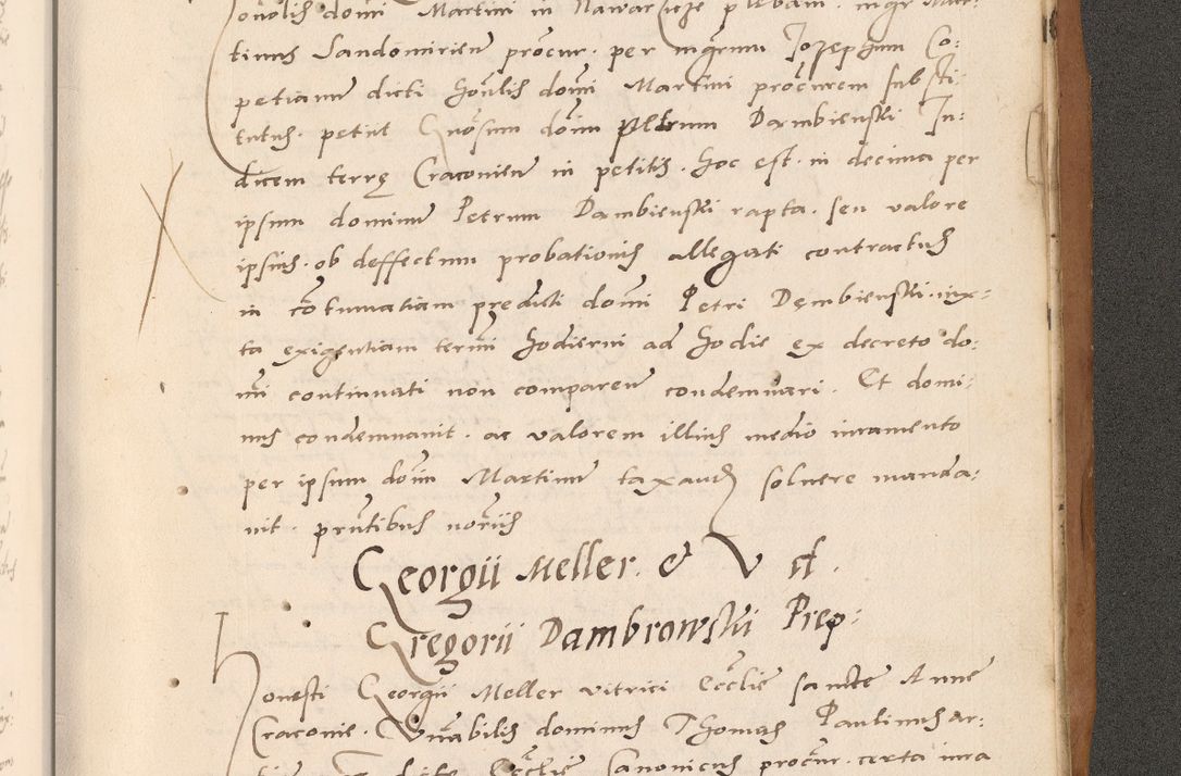Zdjęcie nr 917 dla obiektu archiwalnego: Acta actorum causarum, sentenciarum tam diffinitivarum quam interlocutoriarum et obligacionum coram reverendo domino Petro Mischkowski custode Kielcensi, canonico vicarioque in spiritualibus generali Cracoviensi ad annum Domini millesimum quingentesimum octavum, cuius indicio est sexta, pontificatus sanctissimi in Christo patris et domini nostri domini Pauli divina providencia pape tercii feliciter moderni, anno coronacionis quarto decimo continuantur