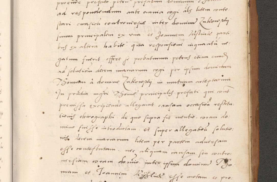 Zdjęcie nr 897 dla obiektu archiwalnego: Acta actorum causarum, sentenciarum tam diffinitivarum quam interlocutoriarum et obligacionum coram reverendo domino Petro Mischkowski custode Kielcensi, canonico vicarioque in spiritualibus generali Cracoviensi ad annum Domini millesimum quingentesimum octavum, cuius indicio est sexta, pontificatus sanctissimi in Christo patris et domini nostri domini Pauli divina providencia pape tercii feliciter moderni, anno coronacionis quarto decimo continuantur