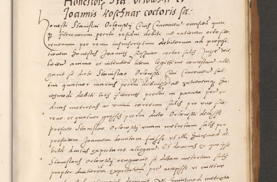Zdjęcie nr 883 dla obiektu archiwalnego: Acta actorum causarum, sentenciarum tam diffinitivarum quam interlocutoriarum et obligacionum coram reverendo domino Petro Mischkowski custode Kielcensi, canonico vicarioque in spiritualibus generali Cracoviensi ad annum Domini millesimum quingentesimum octavum, cuius indicio est sexta, pontificatus sanctissimi in Christo patris et domini nostri domini Pauli divina providencia pape tercii feliciter moderni, anno coronacionis quarto decimo continuantur