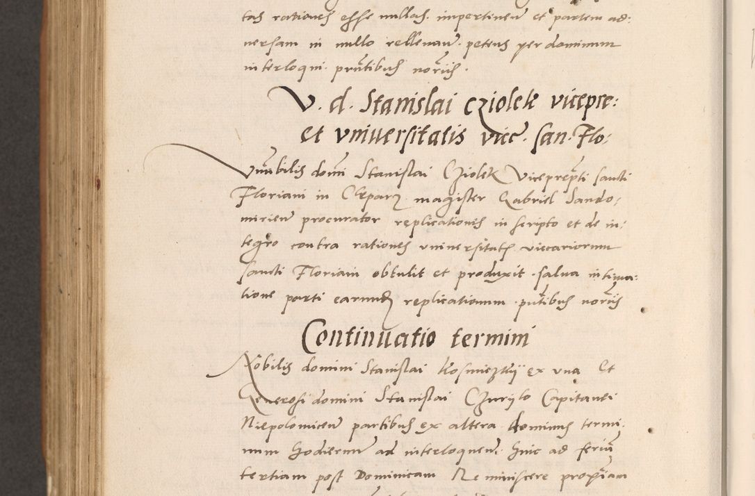 Zdjęcie nr 882 dla obiektu archiwalnego: Acta actorum causarum, sentenciarum tam diffinitivarum quam interlocutoriarum et obligacionum coram reverendo domino Petro Mischkowski custode Kielcensi, canonico vicarioque in spiritualibus generali Cracoviensi ad annum Domini millesimum quingentesimum octavum, cuius indicio est sexta, pontificatus sanctissimi in Christo patris et domini nostri domini Pauli divina providencia pape tercii feliciter moderni, anno coronacionis quarto decimo continuantur