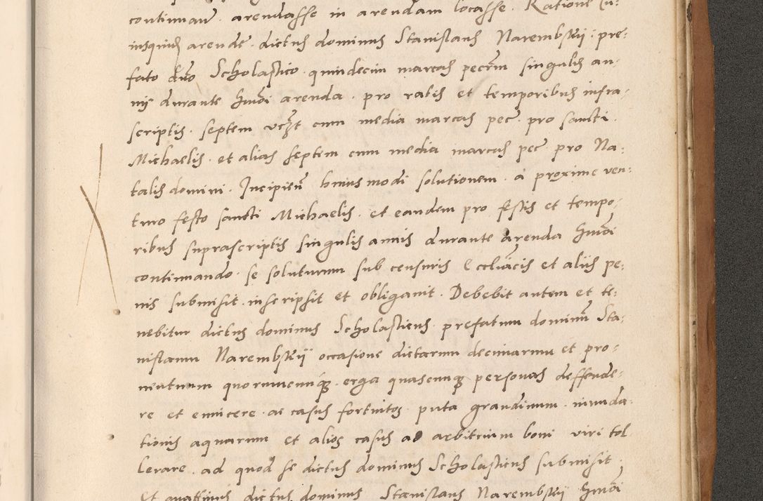 Zdjęcie nr 881 dla obiektu archiwalnego: Acta actorum causarum, sentenciarum tam diffinitivarum quam interlocutoriarum et obligacionum coram reverendo domino Petro Mischkowski custode Kielcensi, canonico vicarioque in spiritualibus generali Cracoviensi ad annum Domini millesimum quingentesimum octavum, cuius indicio est sexta, pontificatus sanctissimi in Christo patris et domini nostri domini Pauli divina providencia pape tercii feliciter moderni, anno coronacionis quarto decimo continuantur