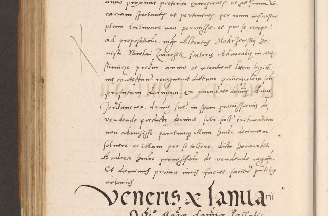 Zdjęcie nr 876 dla obiektu archiwalnego: Acta actorum causarum, sentenciarum tam diffinitivarum quam interlocutoriarum et obligacionum coram reverendo domino Petro Mischkowski custode Kielcensi, canonico vicarioque in spiritualibus generali Cracoviensi ad annum Domini millesimum quingentesimum octavum, cuius indicio est sexta, pontificatus sanctissimi in Christo patris et domini nostri domini Pauli divina providencia pape tercii feliciter moderni, anno coronacionis quarto decimo continuantur