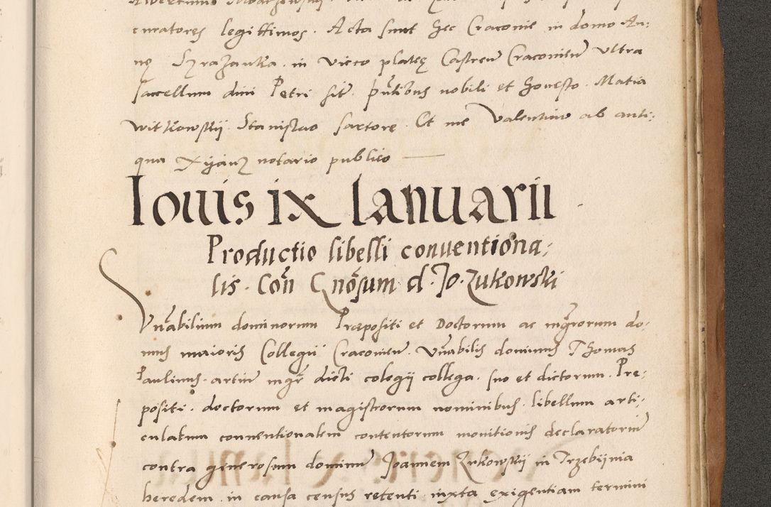 Zdjęcie nr 875 dla obiektu archiwalnego: Acta actorum causarum, sentenciarum tam diffinitivarum quam interlocutoriarum et obligacionum coram reverendo domino Petro Mischkowski custode Kielcensi, canonico vicarioque in spiritualibus generali Cracoviensi ad annum Domini millesimum quingentesimum octavum, cuius indicio est sexta, pontificatus sanctissimi in Christo patris et domini nostri domini Pauli divina providencia pape tercii feliciter moderni, anno coronacionis quarto decimo continuantur