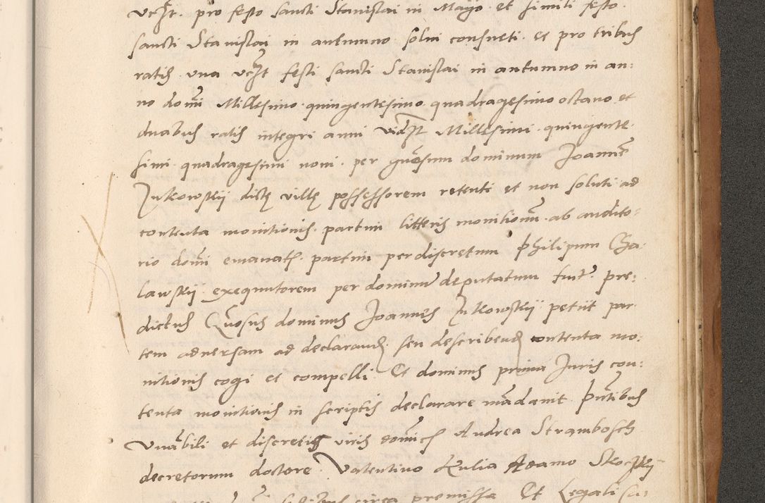 Zdjęcie nr 867 dla obiektu archiwalnego: Acta actorum causarum, sentenciarum tam diffinitivarum quam interlocutoriarum et obligacionum coram reverendo domino Petro Mischkowski custode Kielcensi, canonico vicarioque in spiritualibus generali Cracoviensi ad annum Domini millesimum quingentesimum octavum, cuius indicio est sexta, pontificatus sanctissimi in Christo patris et domini nostri domini Pauli divina providencia pape tercii feliciter moderni, anno coronacionis quarto decimo continuantur