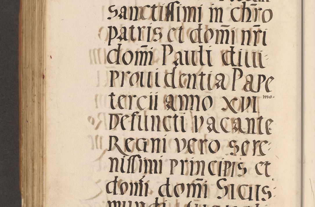 Zdjęcie nr 862 dla obiektu archiwalnego: Acta actorum causarum, sentenciarum tam diffinitivarum quam interlocutoriarum et obligacionum coram reverendo domino Petro Mischkowski custode Kielcensi, canonico vicarioque in spiritualibus generali Cracoviensi ad annum Domini millesimum quingentesimum octavum, cuius indicio est sexta, pontificatus sanctissimi in Christo patris et domini nostri domini Pauli divina providencia pape tercii feliciter moderni, anno coronacionis quarto decimo continuantur