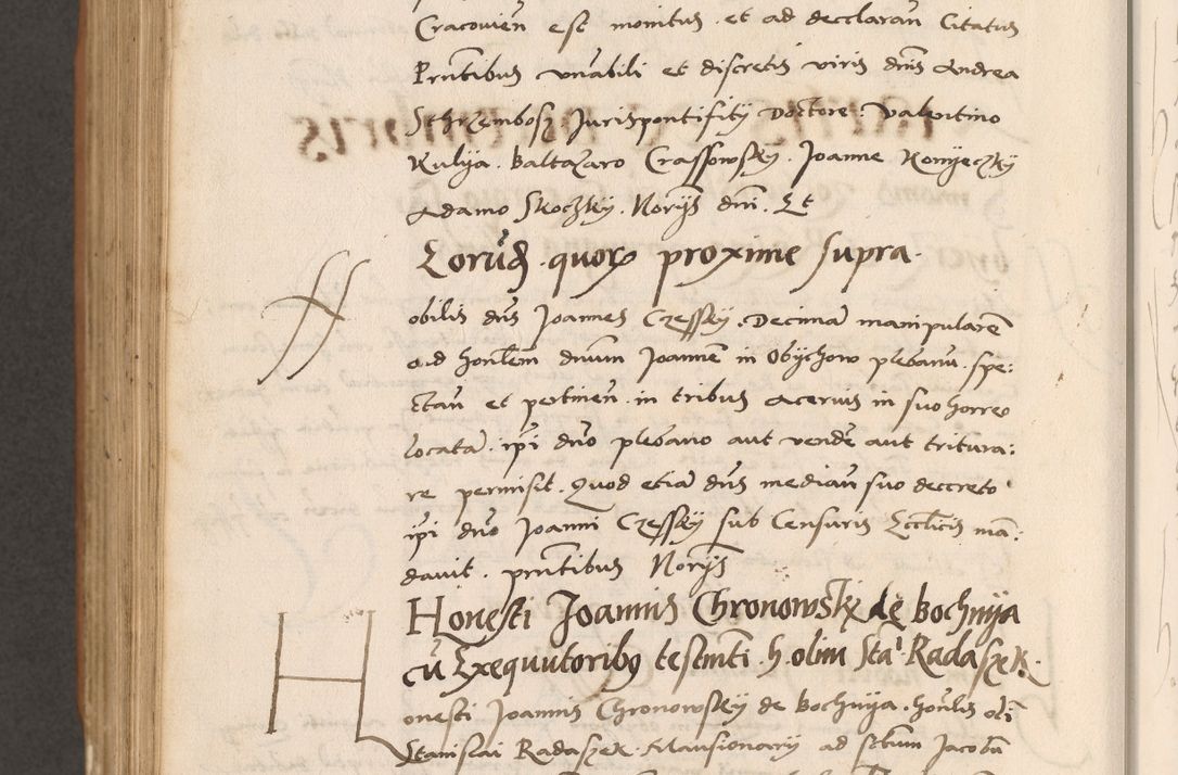 Zdjęcie nr 850 dla obiektu archiwalnego: Acta actorum causarum, sentenciarum tam diffinitivarum quam interlocutoriarum et obligacionum coram reverendo domino Petro Mischkowski custode Kielcensi, canonico vicarioque in spiritualibus generali Cracoviensi ad annum Domini millesimum quingentesimum octavum, cuius indicio est sexta, pontificatus sanctissimi in Christo patris et domini nostri domini Pauli divina providencia pape tercii feliciter moderni, anno coronacionis quarto decimo continuantur