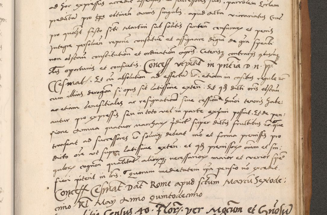 Zdjęcie nr 843 dla obiektu archiwalnego: Acta actorum causarum, sentenciarum tam diffinitivarum quam interlocutoriarum et obligacionum coram reverendo domino Petro Mischkowski custode Kielcensi, canonico vicarioque in spiritualibus generali Cracoviensi ad annum Domini millesimum quingentesimum octavum, cuius indicio est sexta, pontificatus sanctissimi in Christo patris et domini nostri domini Pauli divina providencia pape tercii feliciter moderni, anno coronacionis quarto decimo continuantur