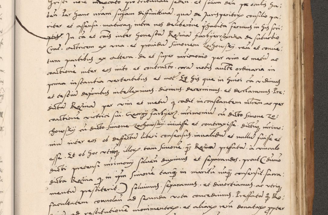 Zdjęcie nr 831 dla obiektu archiwalnego: Acta actorum causarum, sentenciarum tam diffinitivarum quam interlocutoriarum et obligacionum coram reverendo domino Petro Mischkowski custode Kielcensi, canonico vicarioque in spiritualibus generali Cracoviensi ad annum Domini millesimum quingentesimum octavum, cuius indicio est sexta, pontificatus sanctissimi in Christo patris et domini nostri domini Pauli divina providencia pape tercii feliciter moderni, anno coronacionis quarto decimo continuantur