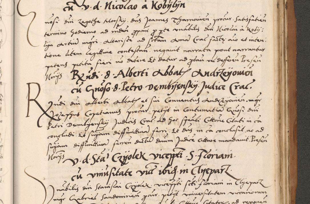Zdjęcie nr 829 dla obiektu archiwalnego: Acta actorum causarum, sentenciarum tam diffinitivarum quam interlocutoriarum et obligacionum coram reverendo domino Petro Mischkowski custode Kielcensi, canonico vicarioque in spiritualibus generali Cracoviensi ad annum Domini millesimum quingentesimum octavum, cuius indicio est sexta, pontificatus sanctissimi in Christo patris et domini nostri domini Pauli divina providencia pape tercii feliciter moderni, anno coronacionis quarto decimo continuantur