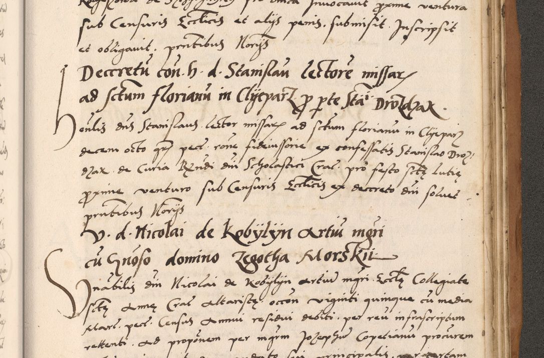 Zdjęcie nr 825 dla obiektu archiwalnego: Acta actorum causarum, sentenciarum tam diffinitivarum quam interlocutoriarum et obligacionum coram reverendo domino Petro Mischkowski custode Kielcensi, canonico vicarioque in spiritualibus generali Cracoviensi ad annum Domini millesimum quingentesimum octavum, cuius indicio est sexta, pontificatus sanctissimi in Christo patris et domini nostri domini Pauli divina providencia pape tercii feliciter moderni, anno coronacionis quarto decimo continuantur