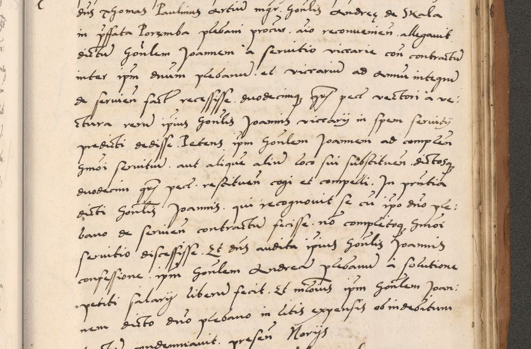 Zdjęcie nr 823 dla obiektu archiwalnego: Acta actorum causarum, sentenciarum tam diffinitivarum quam interlocutoriarum et obligacionum coram reverendo domino Petro Mischkowski custode Kielcensi, canonico vicarioque in spiritualibus generali Cracoviensi ad annum Domini millesimum quingentesimum octavum, cuius indicio est sexta, pontificatus sanctissimi in Christo patris et domini nostri domini Pauli divina providencia pape tercii feliciter moderni, anno coronacionis quarto decimo continuantur