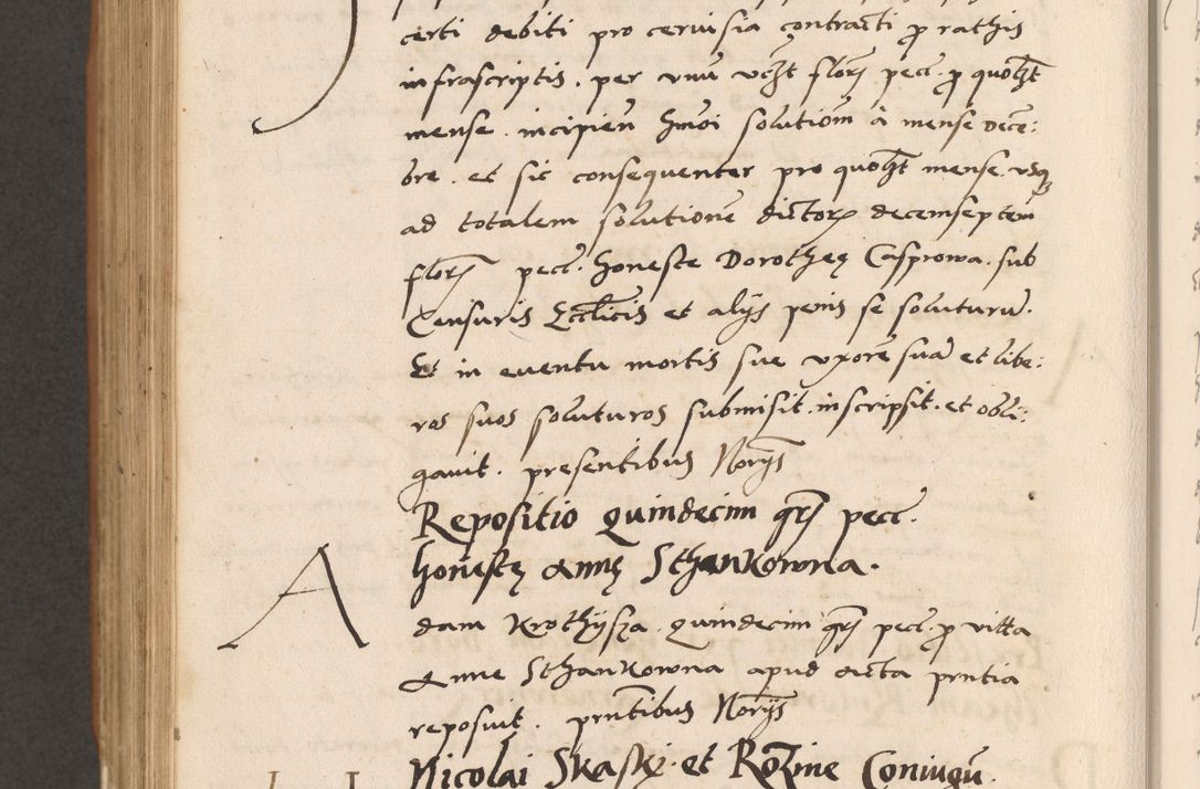 Zdjęcie nr 822 dla obiektu archiwalnego: Acta actorum causarum, sentenciarum tam diffinitivarum quam interlocutoriarum et obligacionum coram reverendo domino Petro Mischkowski custode Kielcensi, canonico vicarioque in spiritualibus generali Cracoviensi ad annum Domini millesimum quingentesimum octavum, cuius indicio est sexta, pontificatus sanctissimi in Christo patris et domini nostri domini Pauli divina providencia pape tercii feliciter moderni, anno coronacionis quarto decimo continuantur