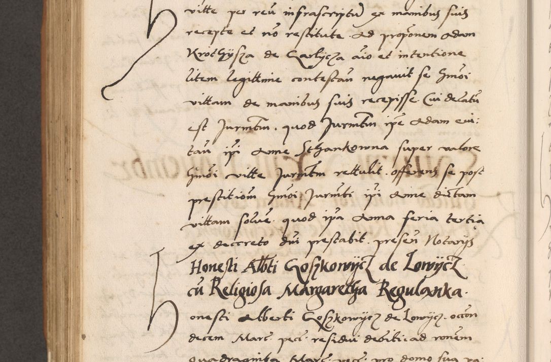 Zdjęcie nr 818 dla obiektu archiwalnego: Acta actorum causarum, sentenciarum tam diffinitivarum quam interlocutoriarum et obligacionum coram reverendo domino Petro Mischkowski custode Kielcensi, canonico vicarioque in spiritualibus generali Cracoviensi ad annum Domini millesimum quingentesimum octavum, cuius indicio est sexta, pontificatus sanctissimi in Christo patris et domini nostri domini Pauli divina providencia pape tercii feliciter moderni, anno coronacionis quarto decimo continuantur
