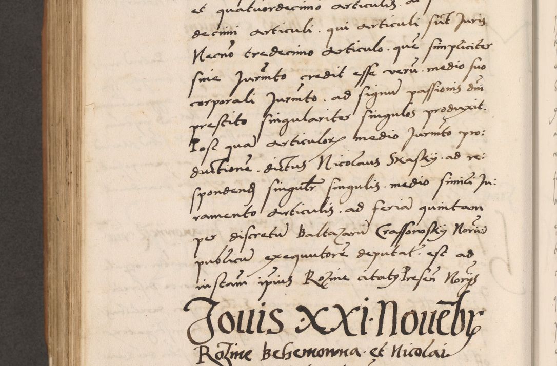 Zdjęcie nr 814 dla obiektu archiwalnego: Acta actorum causarum, sentenciarum tam diffinitivarum quam interlocutoriarum et obligacionum coram reverendo domino Petro Mischkowski custode Kielcensi, canonico vicarioque in spiritualibus generali Cracoviensi ad annum Domini millesimum quingentesimum octavum, cuius indicio est sexta, pontificatus sanctissimi in Christo patris et domini nostri domini Pauli divina providencia pape tercii feliciter moderni, anno coronacionis quarto decimo continuantur