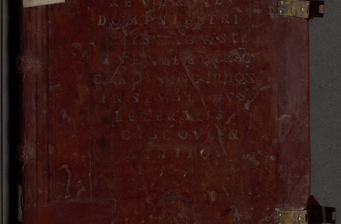 Zdjęcie nr 1 dla obiektu archiwalnego: Acta actorum causarum, sententiarum tam diffinitivarum quam interlocutoriarum et obligationum, quietationum ac constitutionum procuratorum coram reverendo domino Petro Mischkowsky Gneznensi et Cracoviensi canonico vicarique in spiritualibus Cracoviensi generali ad annum Domini MDLᵐᵘᵐ, cuius indicio est octava, pontificatus post mortem sanctissimi in Christo patris et domini nostri domini Pauli divina providencia pape III anno XVIᵐᵒ defuncti vacante, Regni vero serennissimi principis et domini Sigismundi Augusti Dei gratia Regis Poloniae, Magni Ducis Litwaniae, Russie, Prussie, Mazowie etc. domini et haeredis, anno XXIᵒ foeliciter continuantur